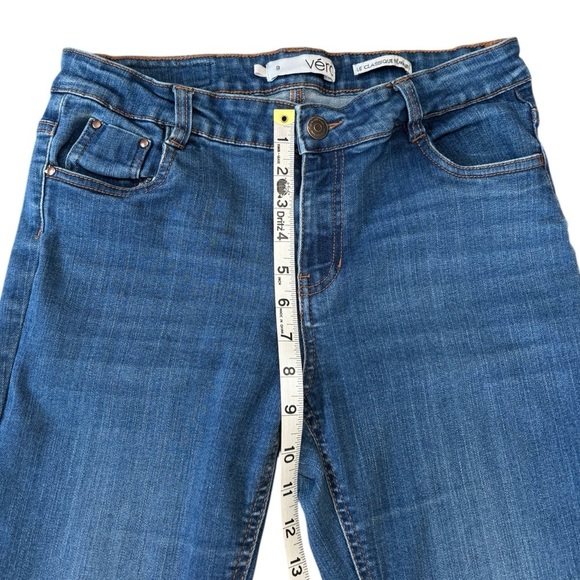 Véro par Véronique Cloutier, Classic Blue Straight-Leg Jeans, Size 8 - Picture 4 of 8